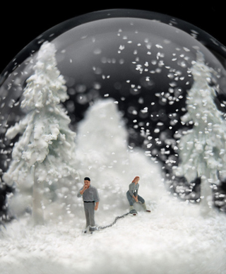 Illustration for article titled Super Creepy Snow Globes are Filled With Death, Not Cheer